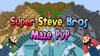 Herunterladen Super Steve Bros Maze PvP zum Minecraft 1.9